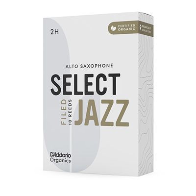 D'Addario Woodwinds ORSF10ASX2H Select Jazz, Alto Saxophone - Filed, 2H, Box Of 10