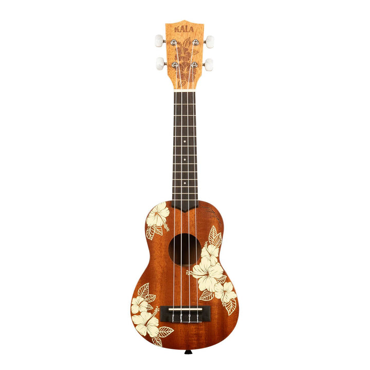 Kala KA-HIBISCUS-S-BAG Hibiscus Soprano Ukulele w/Bag