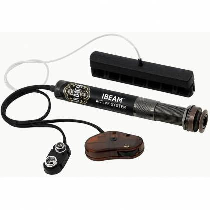 LR Baggs IBeam Active System Steel String Acoustic Guitar High Fidelity Bridge Plate with Endpin Preamp And Soundhole Volume Control Wheel lr-ib-as