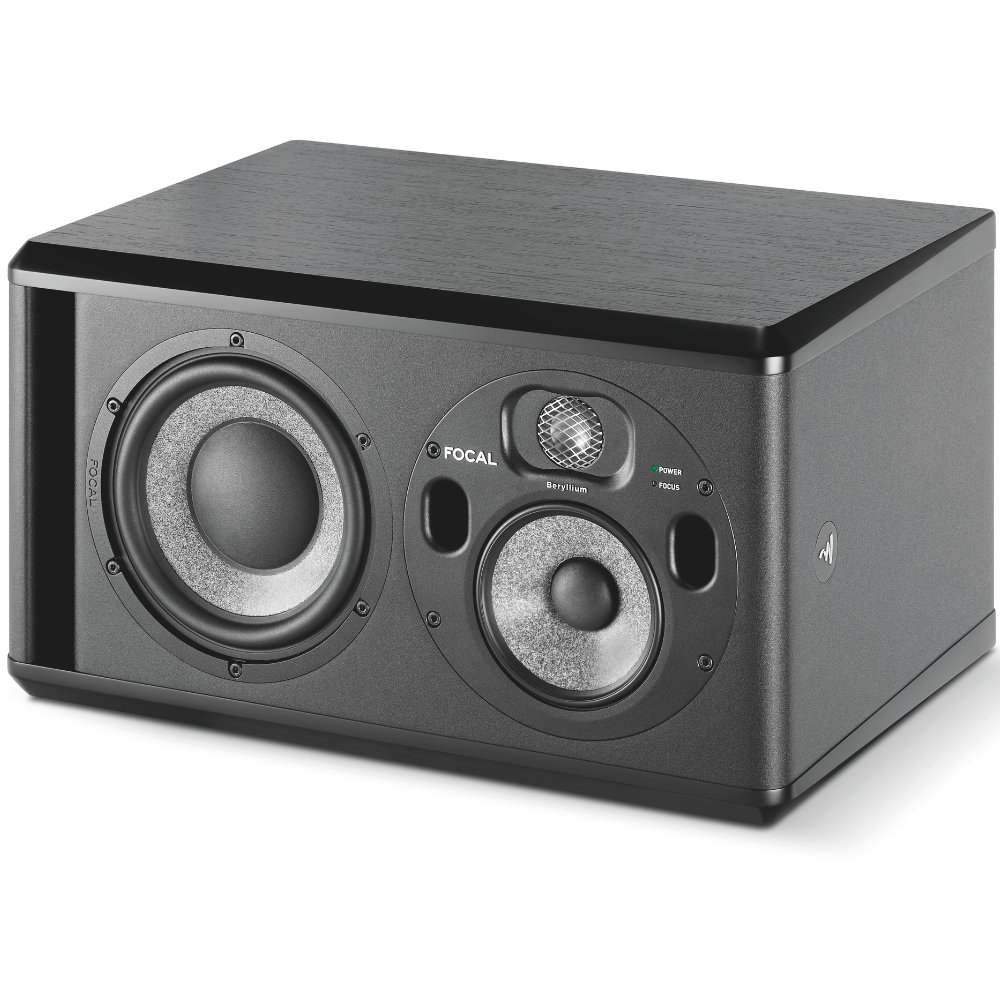 Focal TRIO 6 3-way active monitor - Black / 8" LF woofer + 5" midrange + 1" Beryllium tweeter + Dual Focus Mode - Black