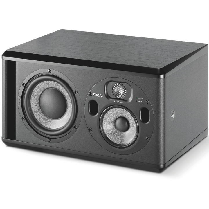 Focal TRIO 6 3-way active monitor - Black / 8" LF woofer + 5" midrange + 1" Beryllium tweeter + Dual Focus Mode - Black