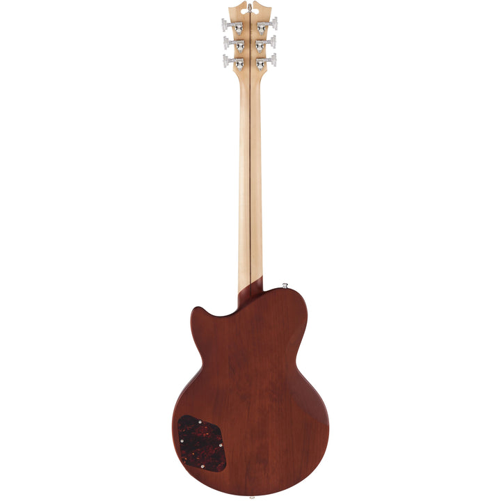D'Angelico DADBATLMWLNS Single Cutaway Solid Body Baritone Includes Deluxe Hardshell Case - Satin Walnut