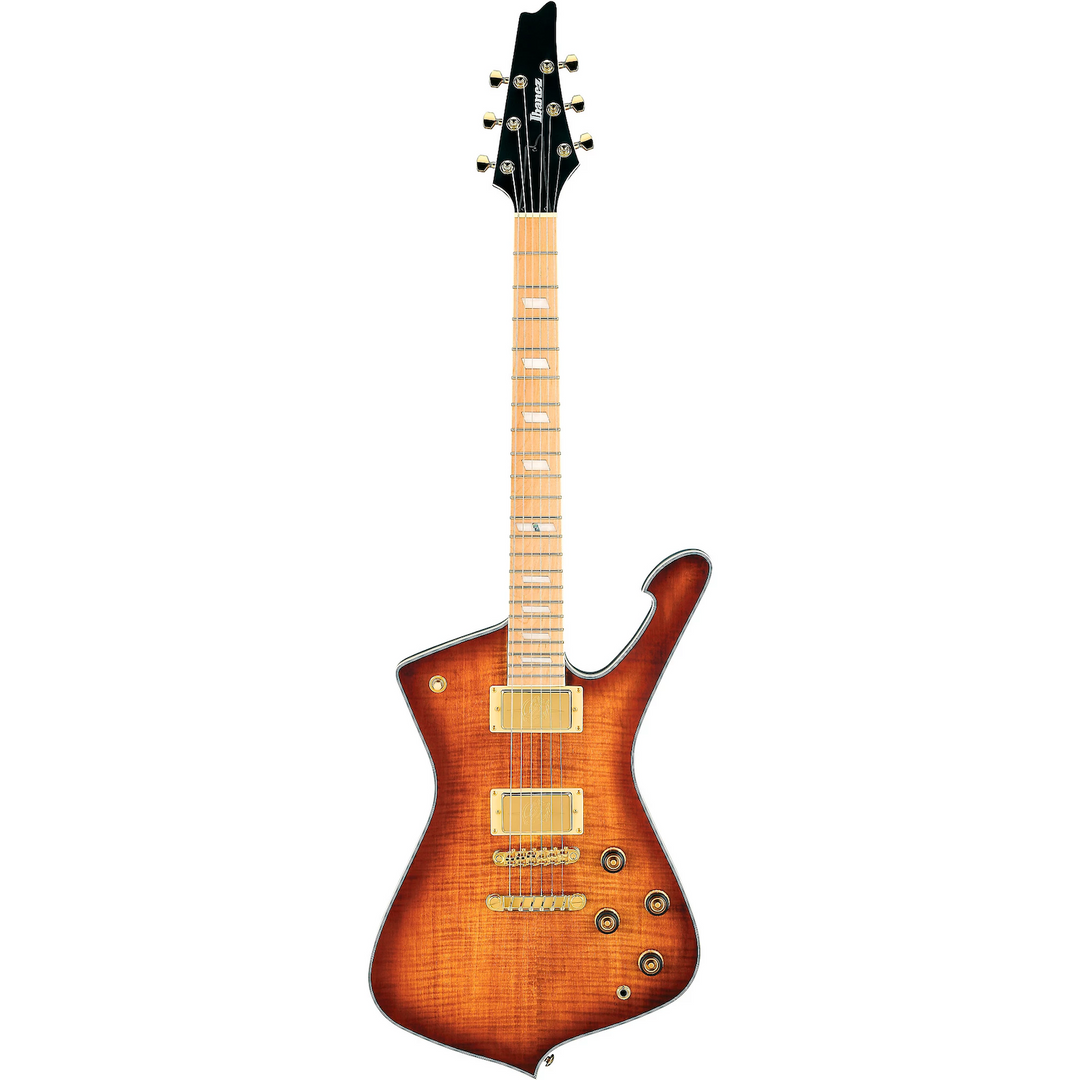 Ibanez IC420MFMCML Iceman Electric Guitar (Caramel Burst Low Gloss)