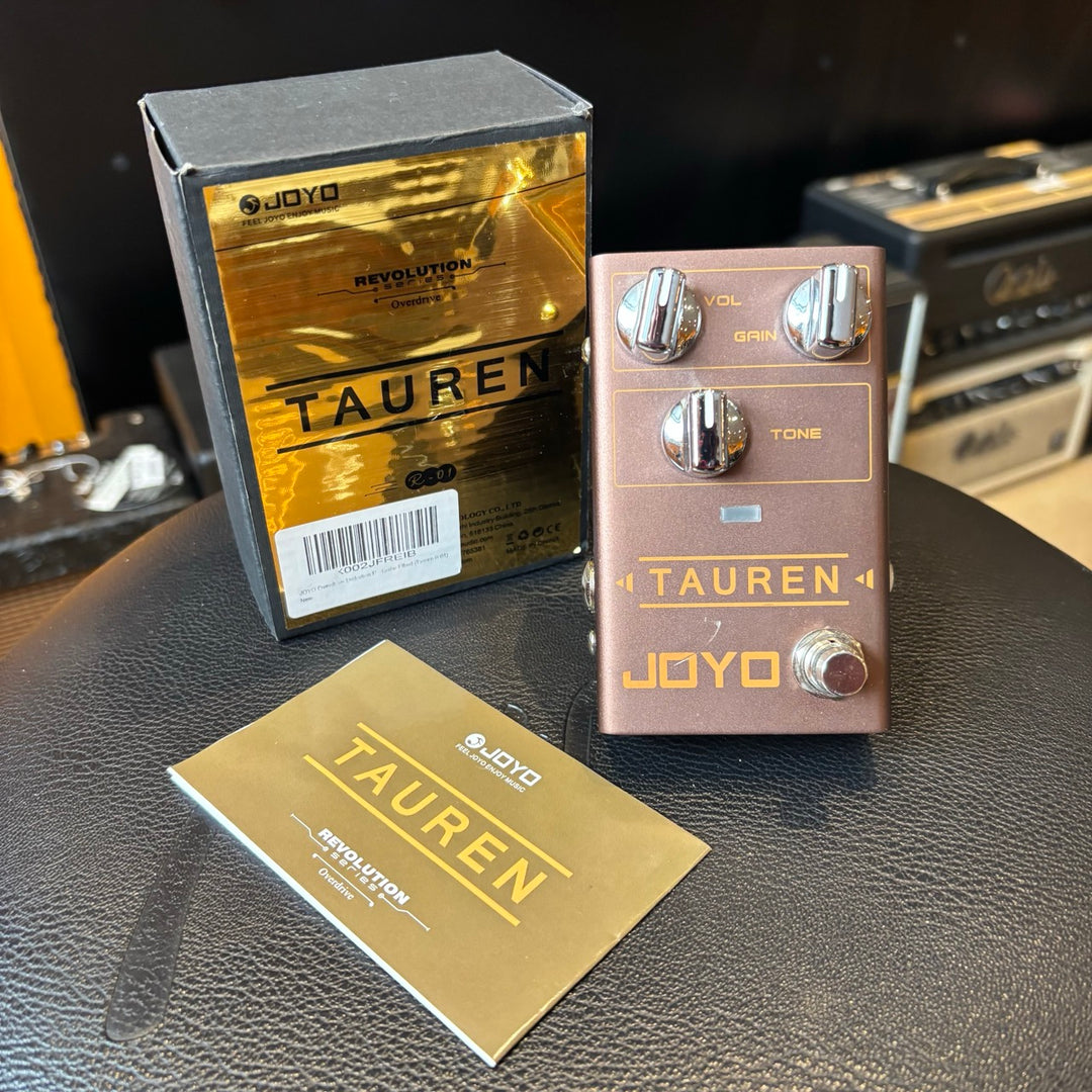 Joyo  Tauren Overdrive Pedal  w/ Bypass & Factory Box- User Guide USED