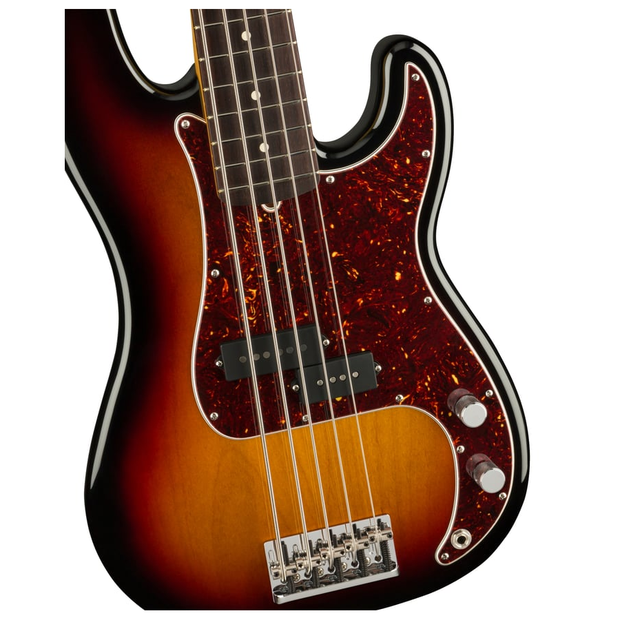 Fender American Professional II Precision Bass V Rosewood Fingerboard Electric Bass Guitar - 3-Color Sunburst