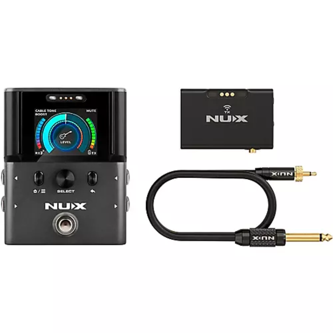 Nux B-8 2.4GHz Pedalboard Wireless System with Tuner & Boost