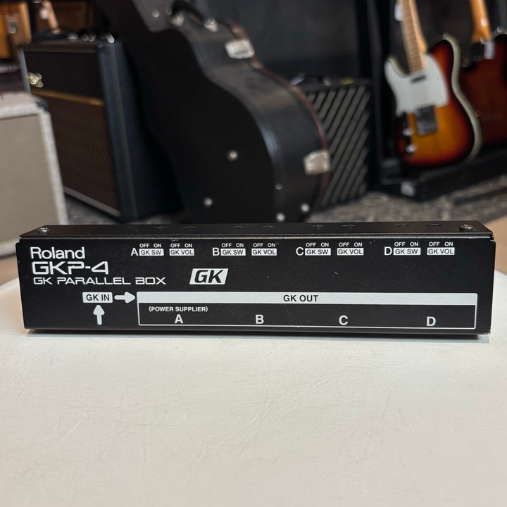 Roland - GKP4 GK Parallel Guitar Synth Quad Box w/ 2 x 13 Pin - 3'  Patch Cables (MIJ - 2001)  - USED