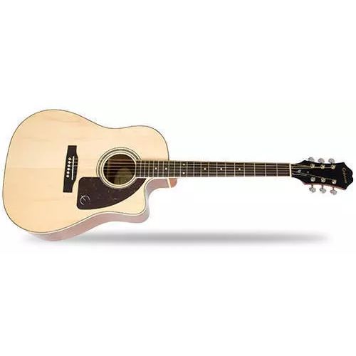 Epiphone AJ-220SCE Solid Spruce Top w/Cutaway - Natural