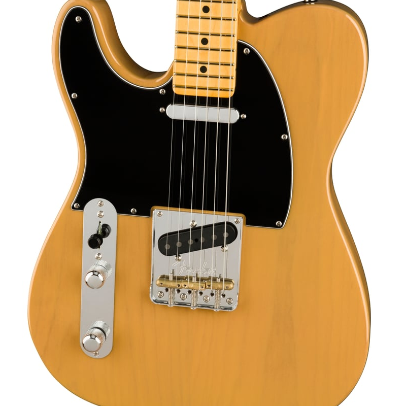 Fender American Professional II Telecaster (Left-Handed) Maple Fingerboard (Butterscotch Blonde) Electric Guitar