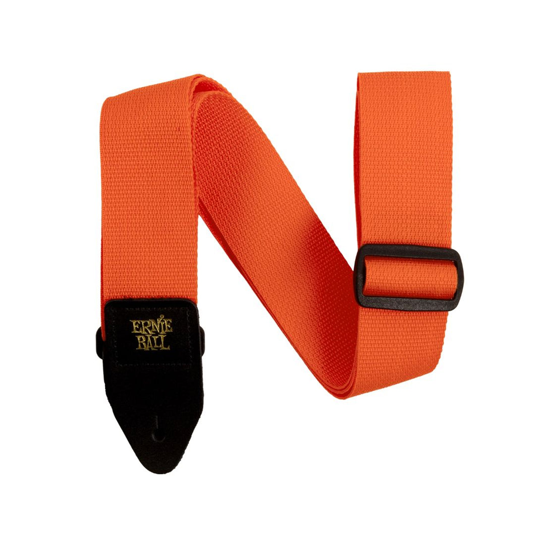 Ernie Ball Polypro Guitar Strap - Orange & Black