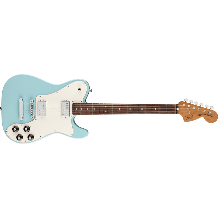Fender Kingfish Delta Day Telecaster® Deluxe -  Rosewood Fingerboard -  Daphne Blue, Electric Guitar