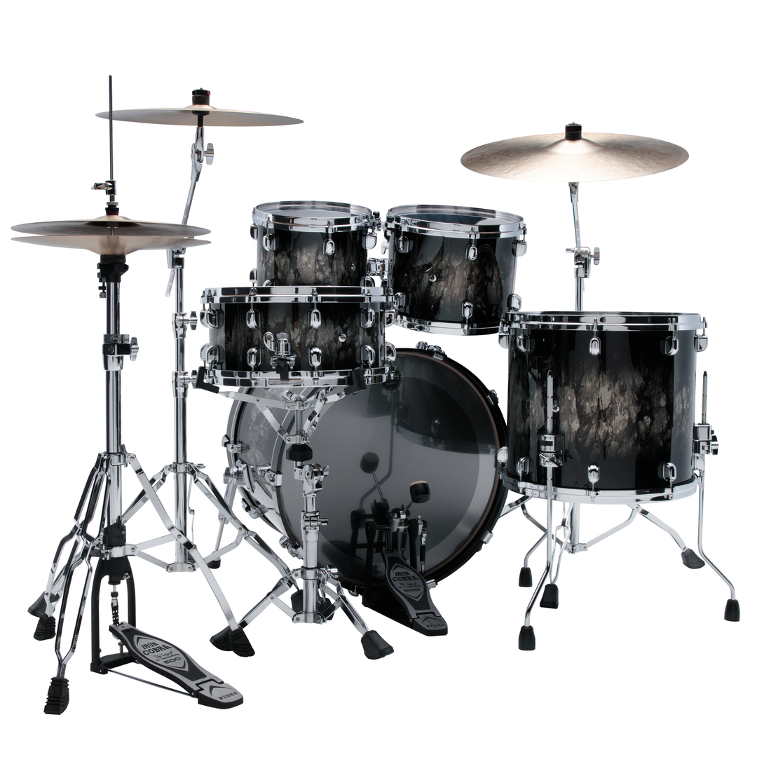 TAMA Starclassic Walnut/Birch 4-piece shell pack with 22" bass drum