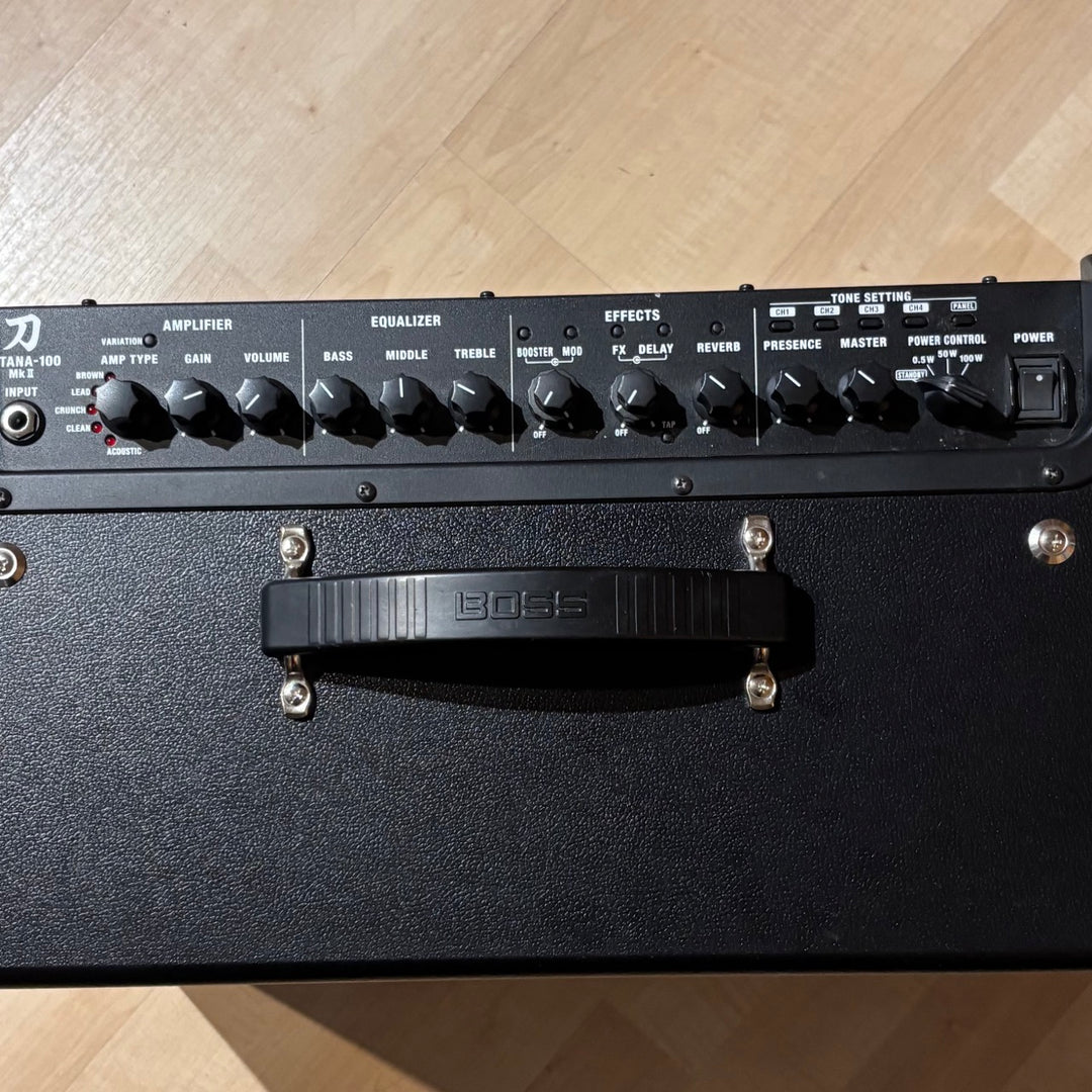 Boss - Katana 100 MKII w/ Boss GAFC(B) 6 Button Foot Controller & 20" TRS-FC Cable (2020) - USED