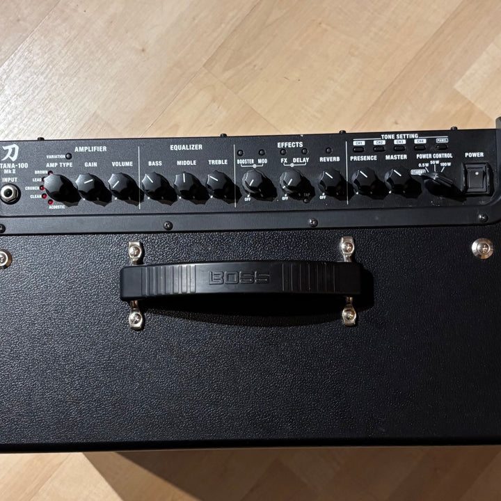 Boss - Katana 100 MKII w/ Boss GAFC(B) 6 Button Foot Controller & 20" TRS-FC Cable (2020) - USED