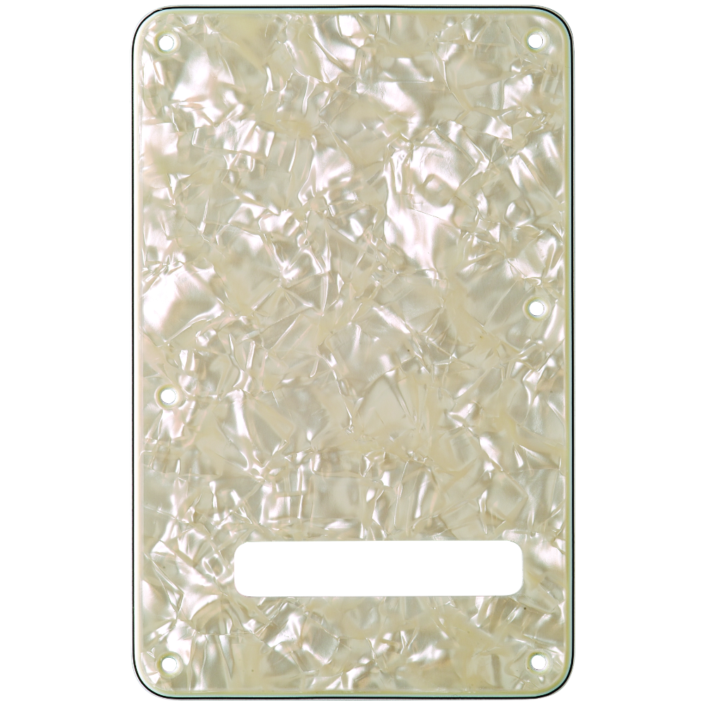 Fender Stratocaster Modern-Style Tremolo Backplates - Aged White Moto