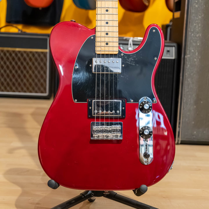 Fender - Blacktop Telecaster (HH C.A. Red / Maple Neck)  w/HD Case - 2011 - USED Electric Guitar