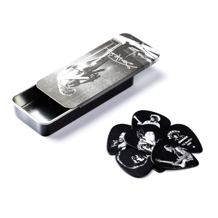 Dunlop JH-PT06M J.H.series picks 1=6 tins Pick Tin Refill Box 6 Med