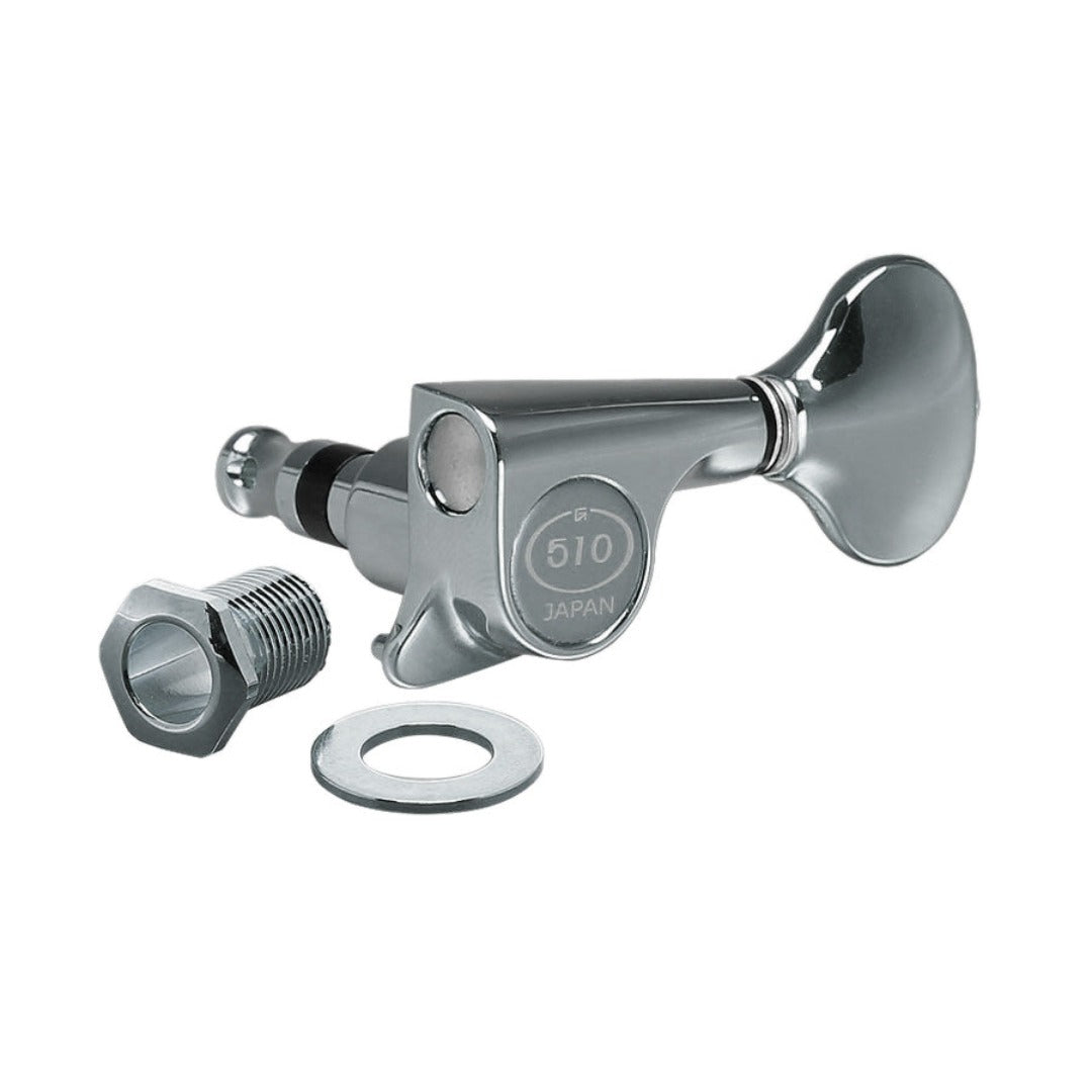 Allparts TK-7360 Gotoh SGI510 Baby 6-in-line Tuning Keys Chrome