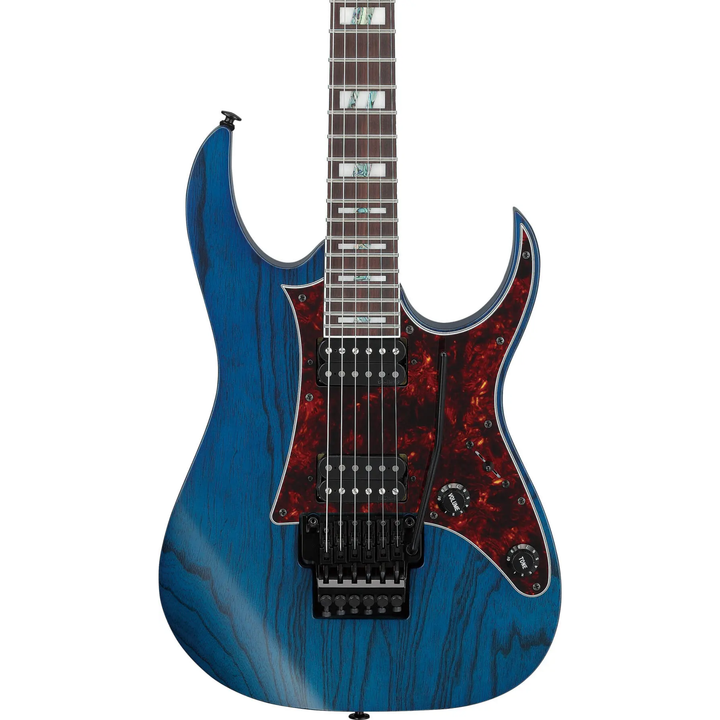 Ibanez RG653DXTDF RG Prestige Electric Guitar (Transparent Deep Blue Flat)