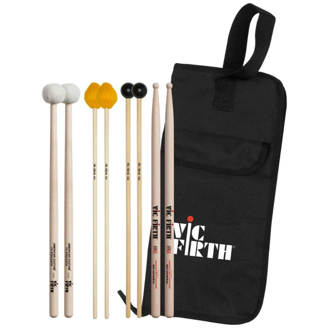 Vic Firth EP2B Performer Education Pack (includes SD1, M3, M6, T3, VXSB0012)