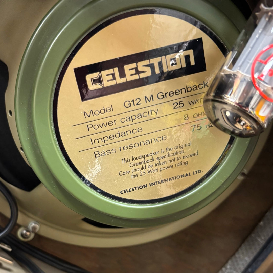 VINTAGE 1959 - Ampeg R12 Rocket 15 Watt Tube Combo w/ Fresh Tubes & Caps + Celestion G12M - 12"Greenback - USED