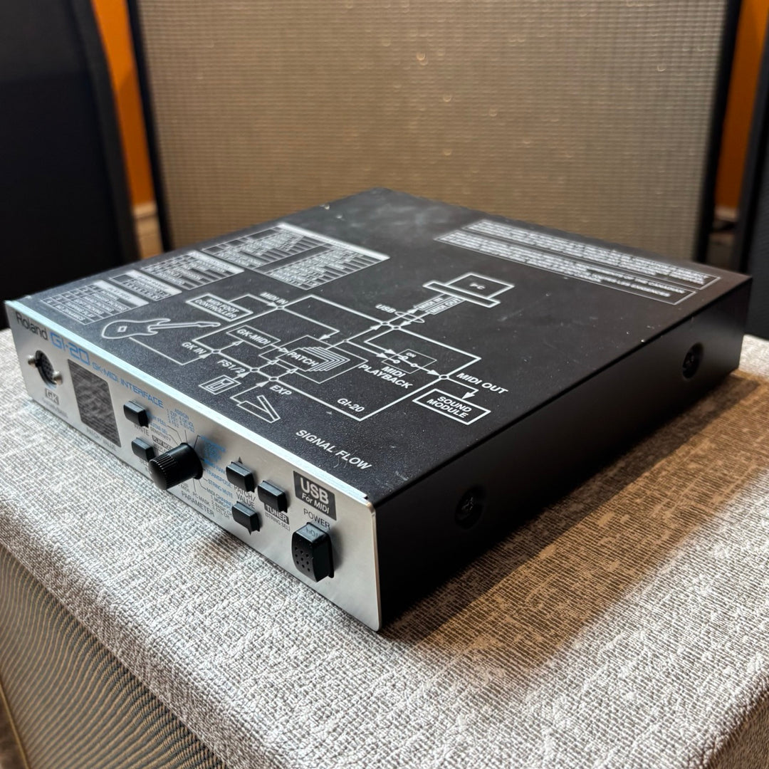 Roland - GI-20 GK MIDI Interface 1/2 Rack w/ Power Supply (2003) - USED