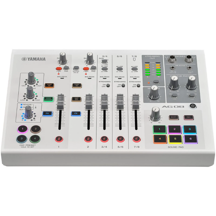 Yamaha AG08 W Yamaha Mixing Console - White