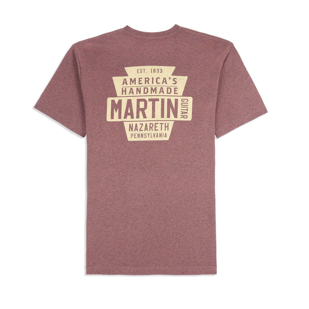 Martin 18CM02353X Keystone Sangria – Adult T-Shirt, Size 3X
