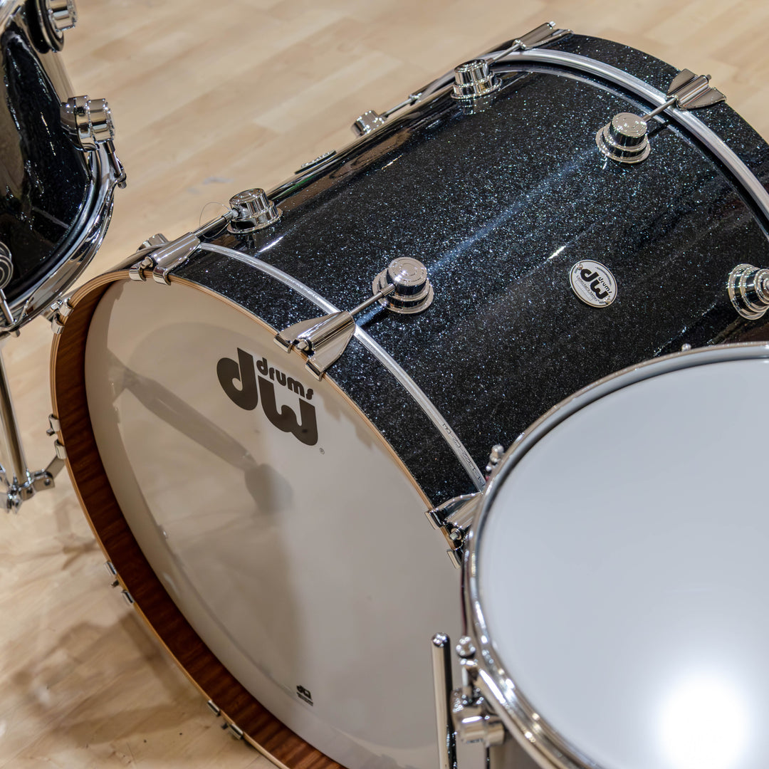 DW Collector's Series Maple Mahogany Black Ice Drum Tom Pack Drum Set