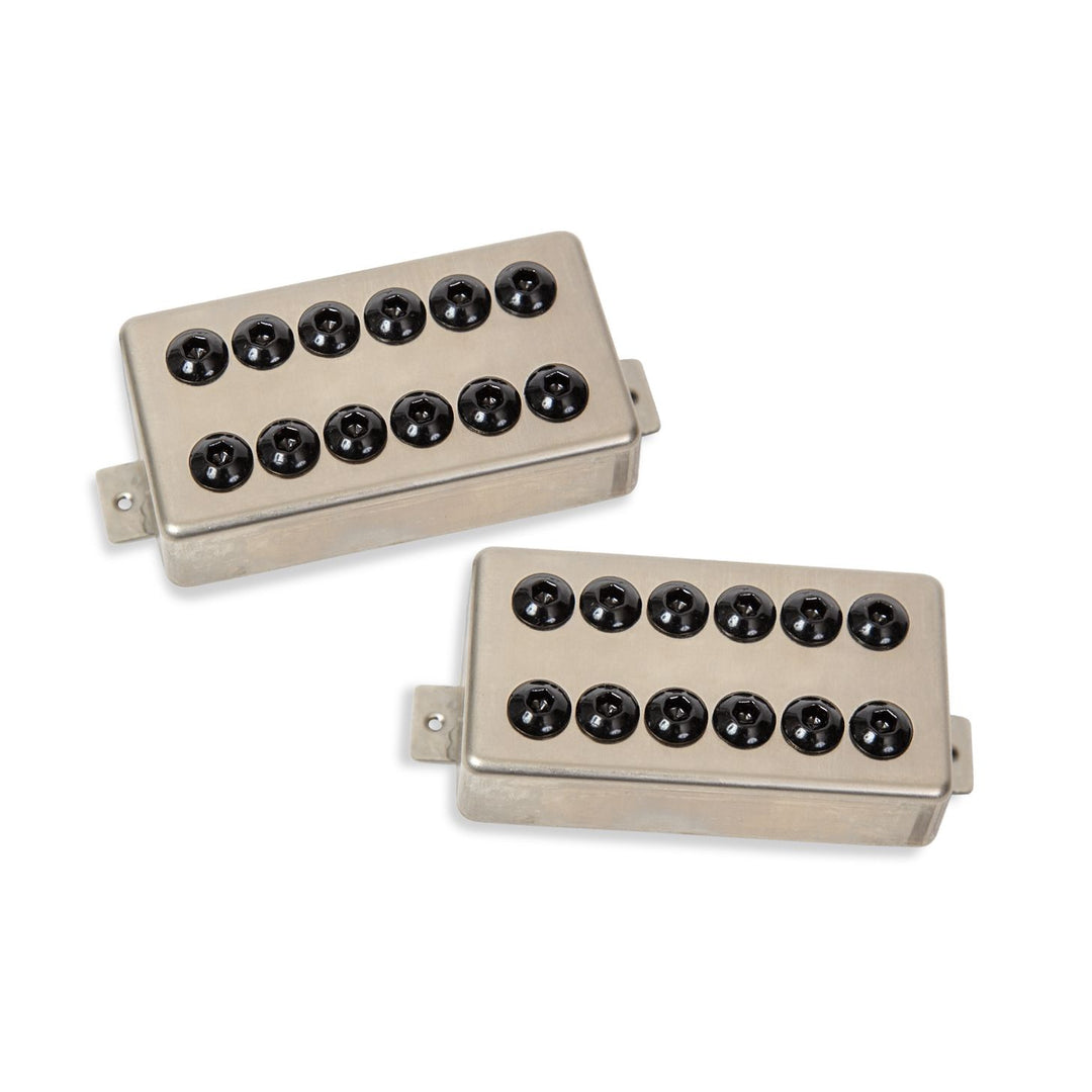 Seymour Duncan 11108-31-RwNckl SH-8n & b Invader Set -  Raw Nckl