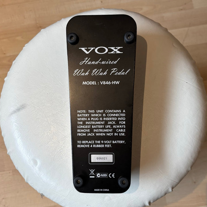 Vox - V846-HW Hand Wired Series Wah Pedal  w/ Box - USED