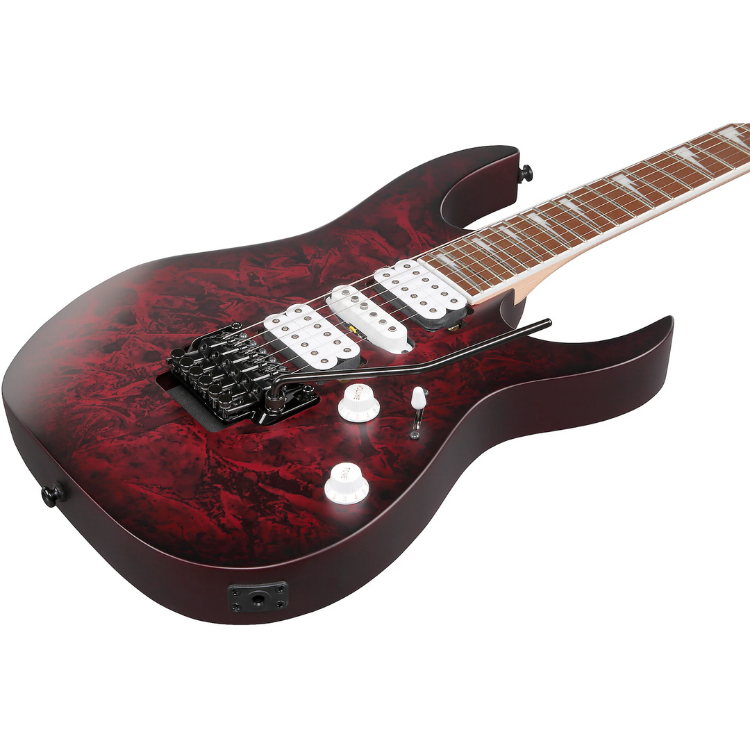 Ibanez RG470DXWWZM RG Standard Electric Guitar (Wine Red Frozen Matte)