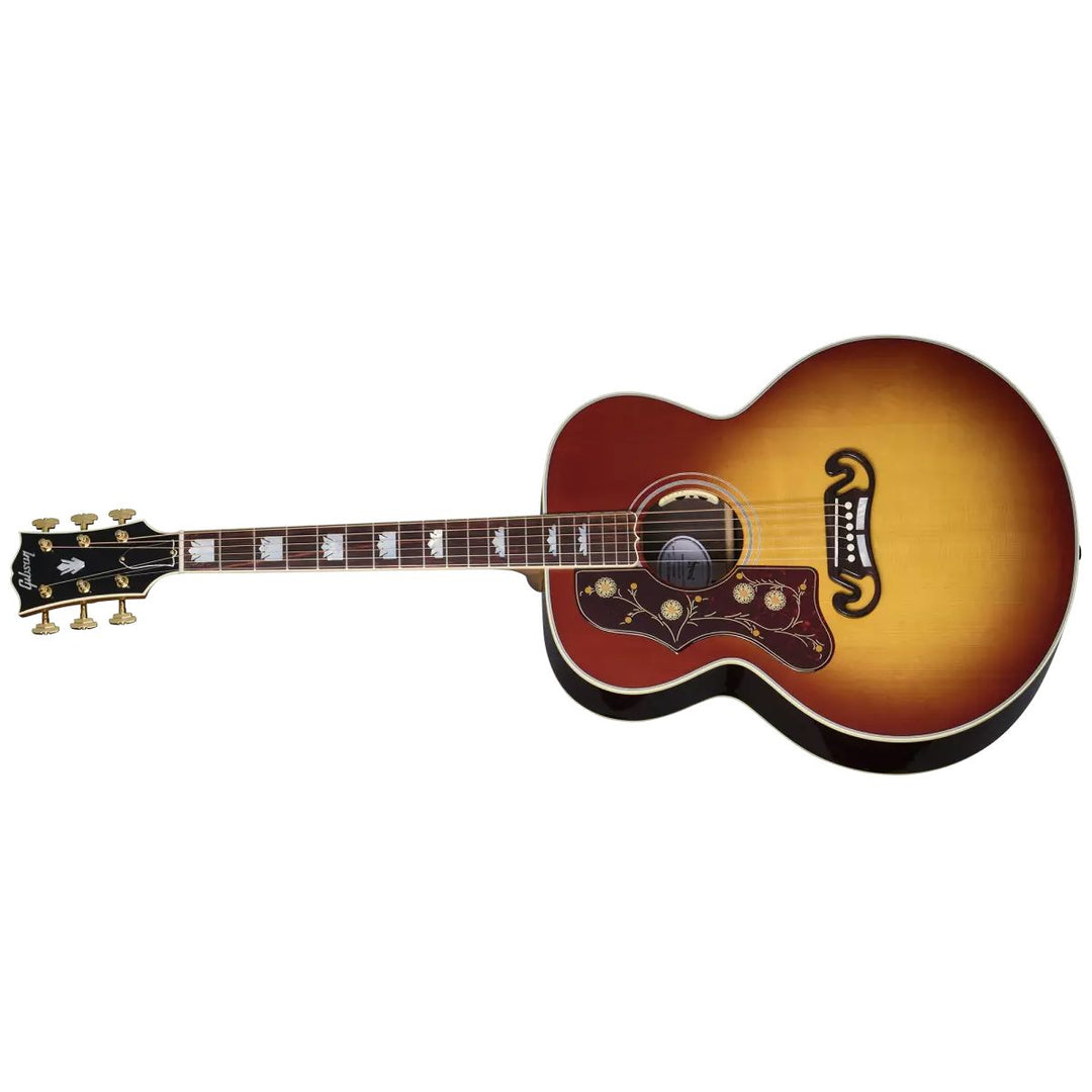 Gibson SJ-200 Standard Rosewood Jumbo Acoustic/Electric Guitar with Hardshell Case - Rosewood Burst (Left Handed)