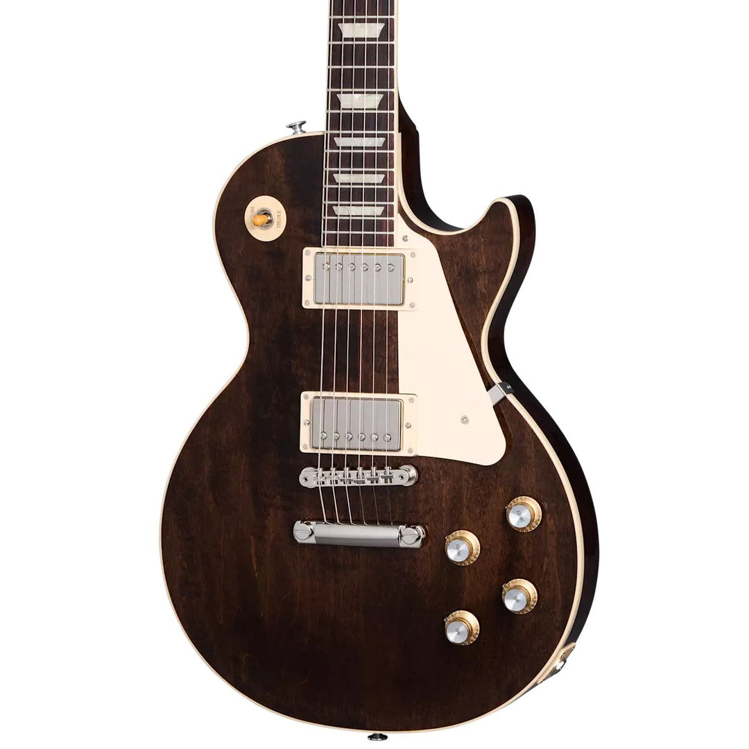 Gibson Les Paul Standard 60s Plain Top Electric Guitar with Hardshell Case - Dark Walnut