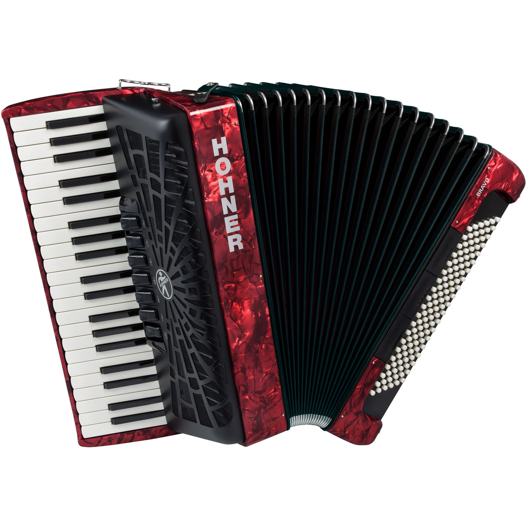 Hohner BR120R-N Bravo III 120 Bass Accordion