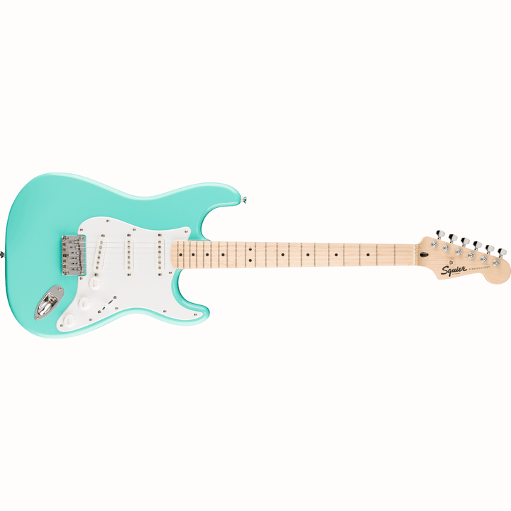 Squier Sonic Stratocaster HT, Maple Fingerboard, White Pickguard (Sea Foam Green)