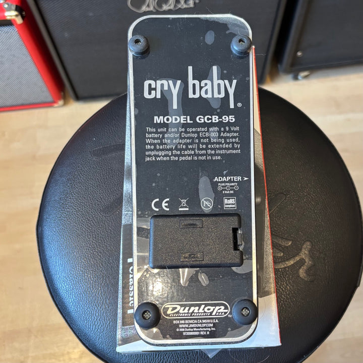 Dunlop - CGCB95 Classic Cry Baby Wah Pedal w/ Box (Black) - USED