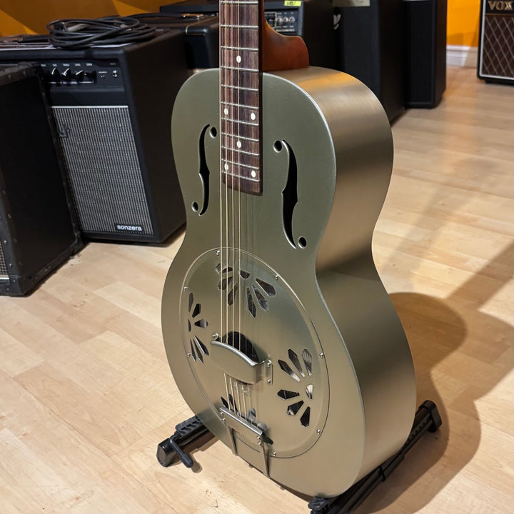 Gretsch - Roots Collection Honeydipper Brass Body- Biscuit Cone Resonator  w/ HD Case (2022) - USED