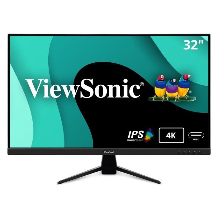 Viewsonic VX3267U-4K 32" IPS Monitor  4K UHD, USB-C 65W, HDMI, DP, HDR10