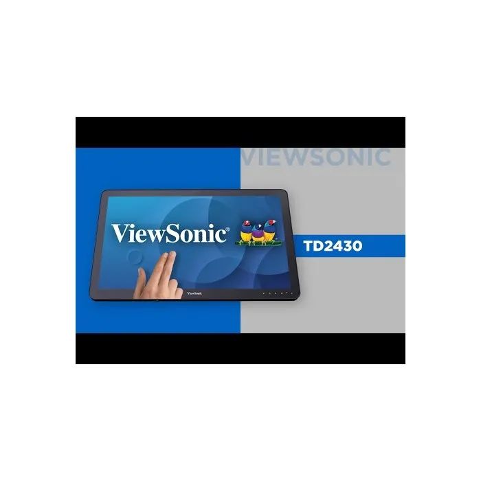 Viewsonic TD2430 24" (23.6" Viewable) Touch Display  Full HD 1080p, 10-Point Touch