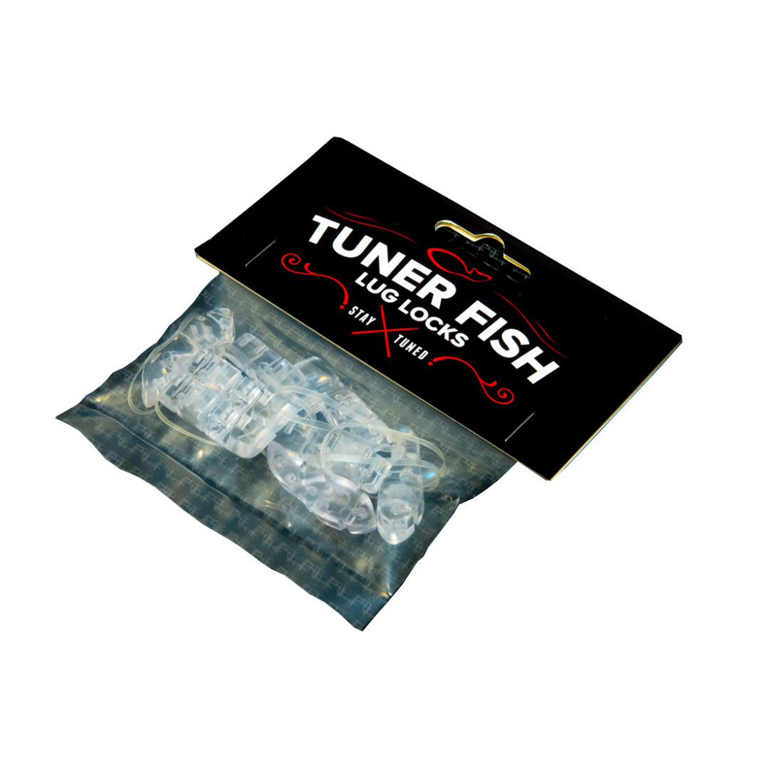 TFCL8- Tuner Fish Lug Locks - Clear 8 Pack