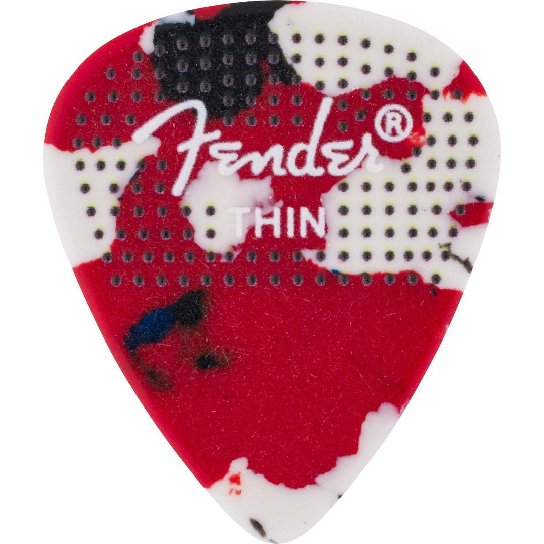 Fender  351 Dotted Celluloid Picks 12-Pack Thin