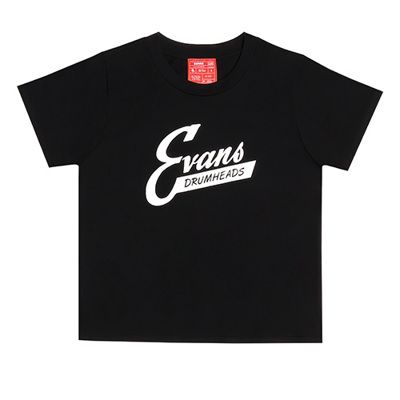 D'Addario ATE231312 Evans Tee Wos Retro - Black MD