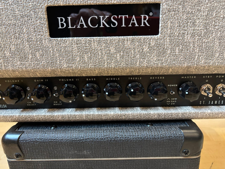 Blackstar - St James EL34 - 50 Watt Tube Head w/ Switch & User Guide Booklet - USED