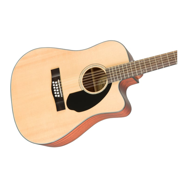 Fender CD-60SCE Dreadnought 12-String Acoustic Guitar (Natural)