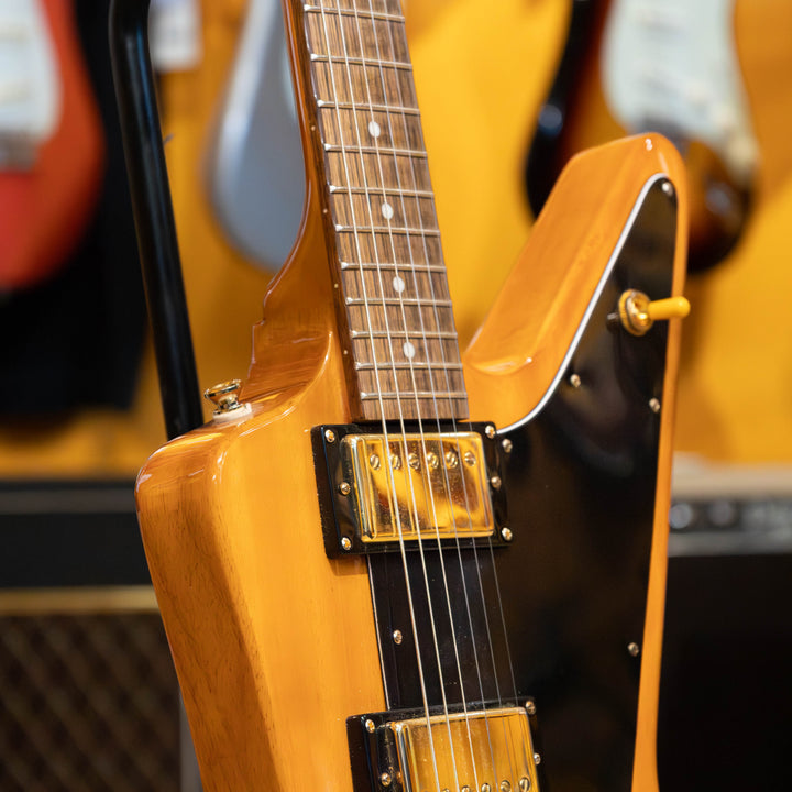 Epiphone- 58 Reissue Korina Explorer Natural (No Case Or Bag - 2022) - USED