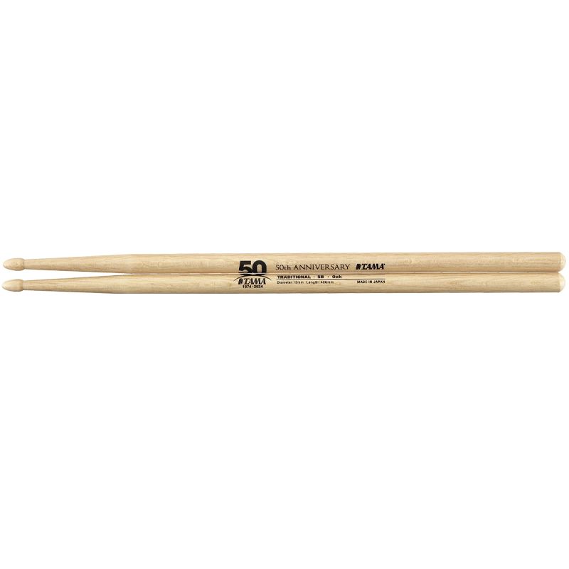 Tama 50th Anniversary Limited Edition Oak Drumsticks - 5B