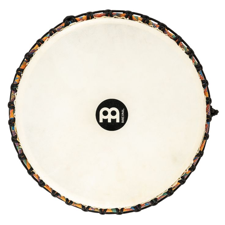 Meinl Percussion 14" Rope Tuned Travel Series Djembe Hand Selected Goatskin Head (Patented) Kenyan Quilt