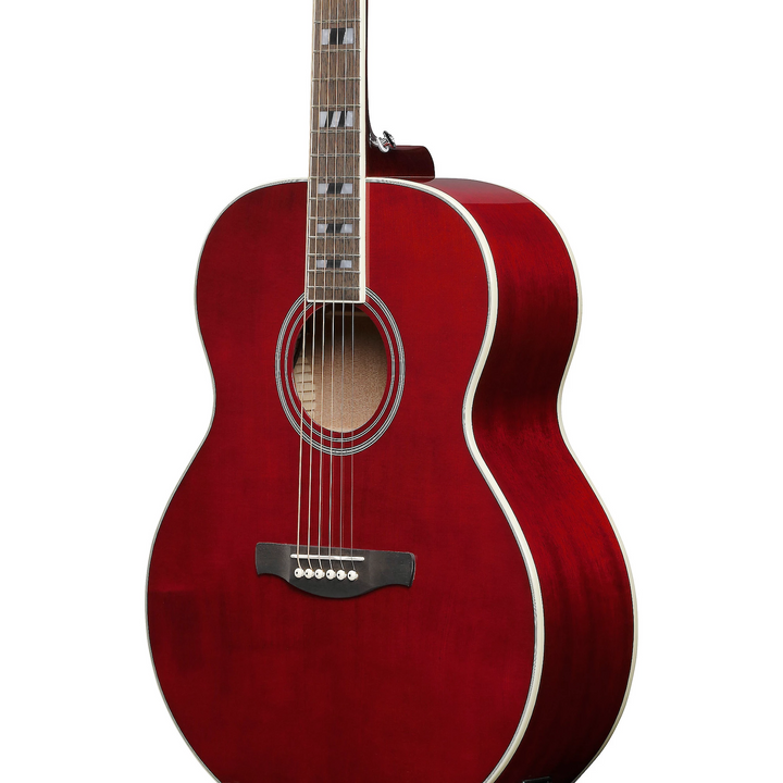Ibanez AJ70M1EWR Jumbo Acoustic-Electric Guitar Wine Red High Gloss