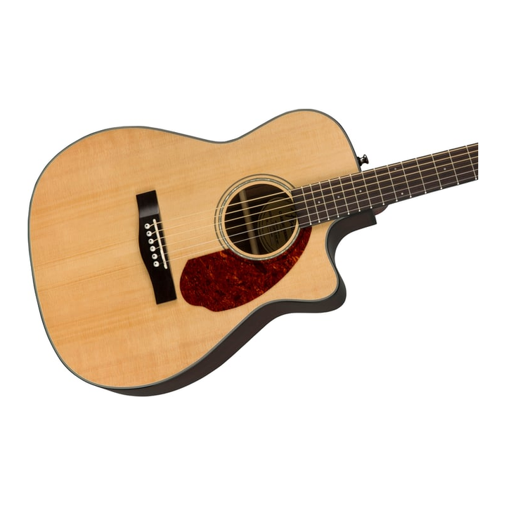 Fender CC-140SCE Concert Walnut Fingerboard Acoustic Guitar w/ Case - Natural